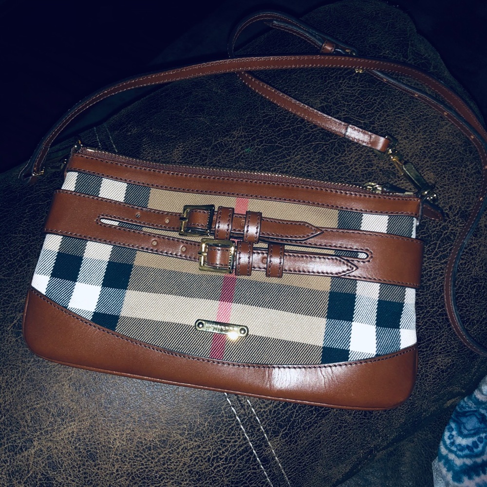 Burberry plaid cross body